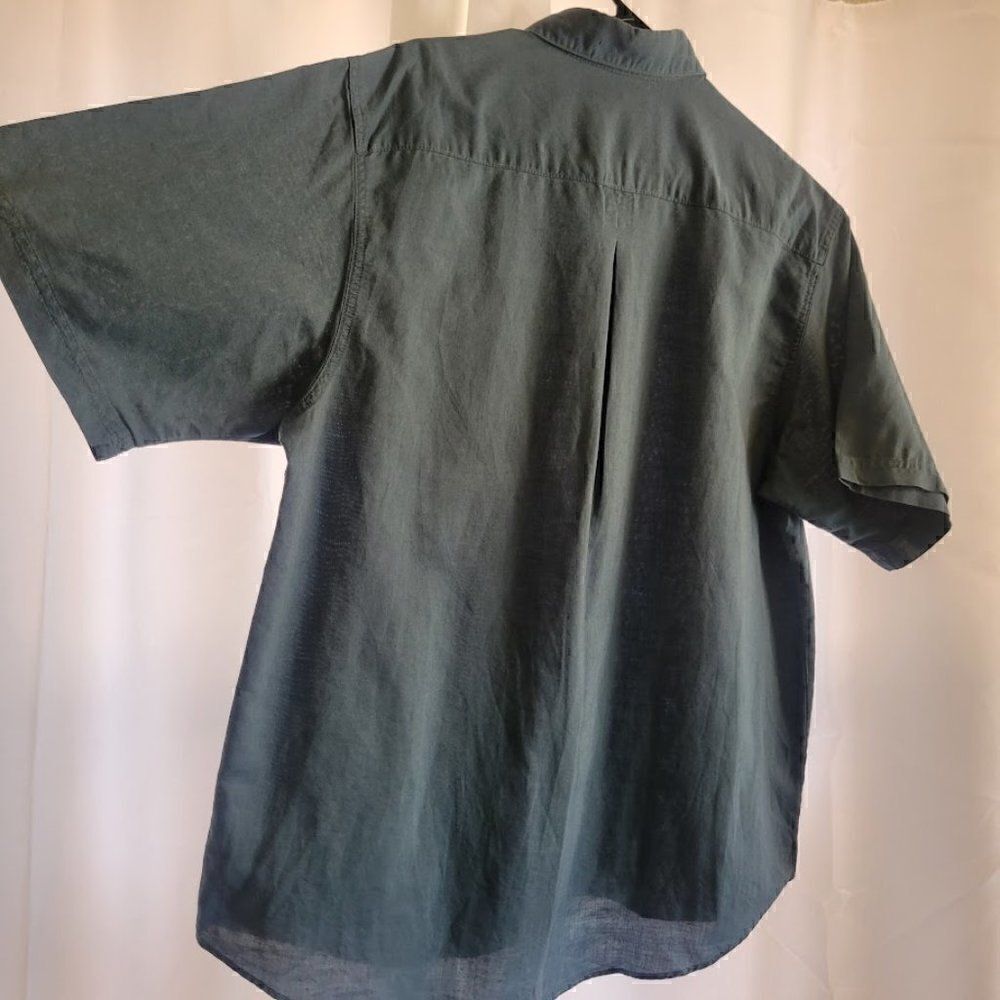 Columbia Mens short sleeved Light blue button down Large - Picture 3 of 10